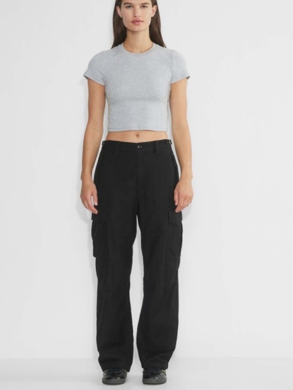Aritzia TNA Supply Cargo Pant black 00